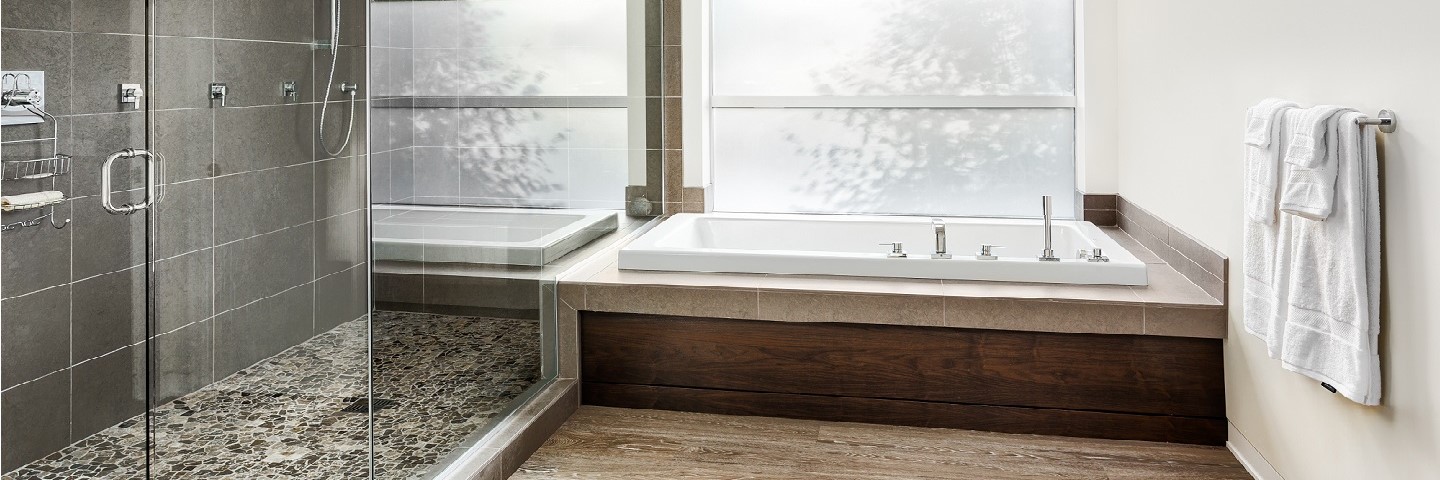 Gas powered bath and shower