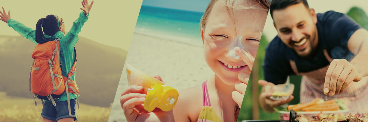 Summer comfort zone collage