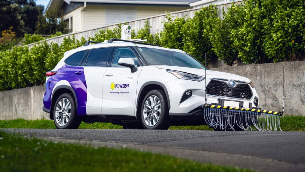 Powerco's specialist gas leak technology.