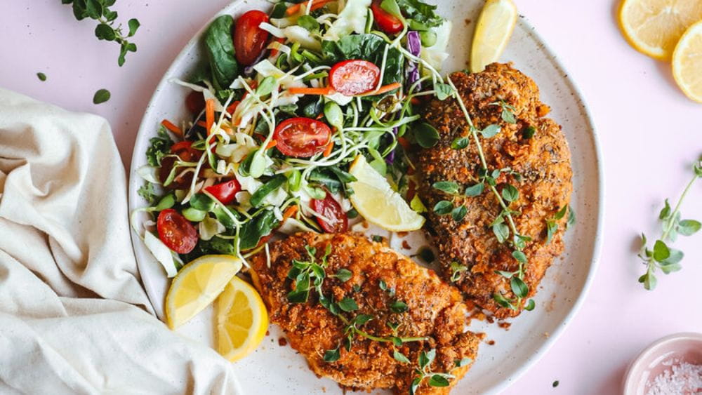 Classic chicken schnitzel from Sunee