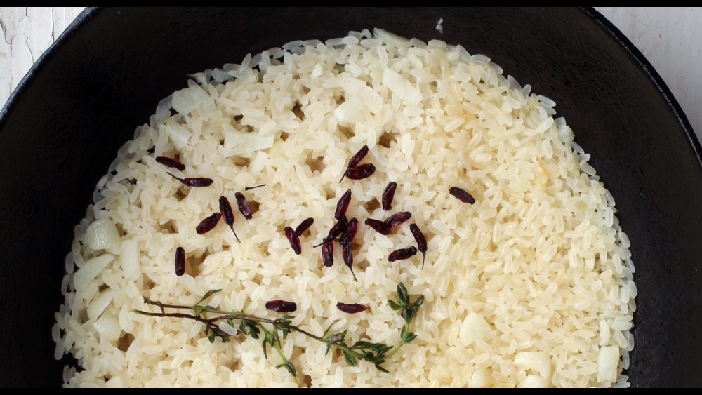Nadias steamed rice