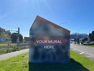 Example of mural on Petone DRS